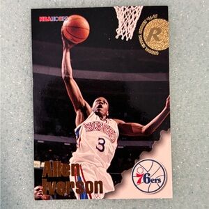 NBA Hoops Skybox Rare Rookie Card Allen Iverson Pholadelphia 76ers-